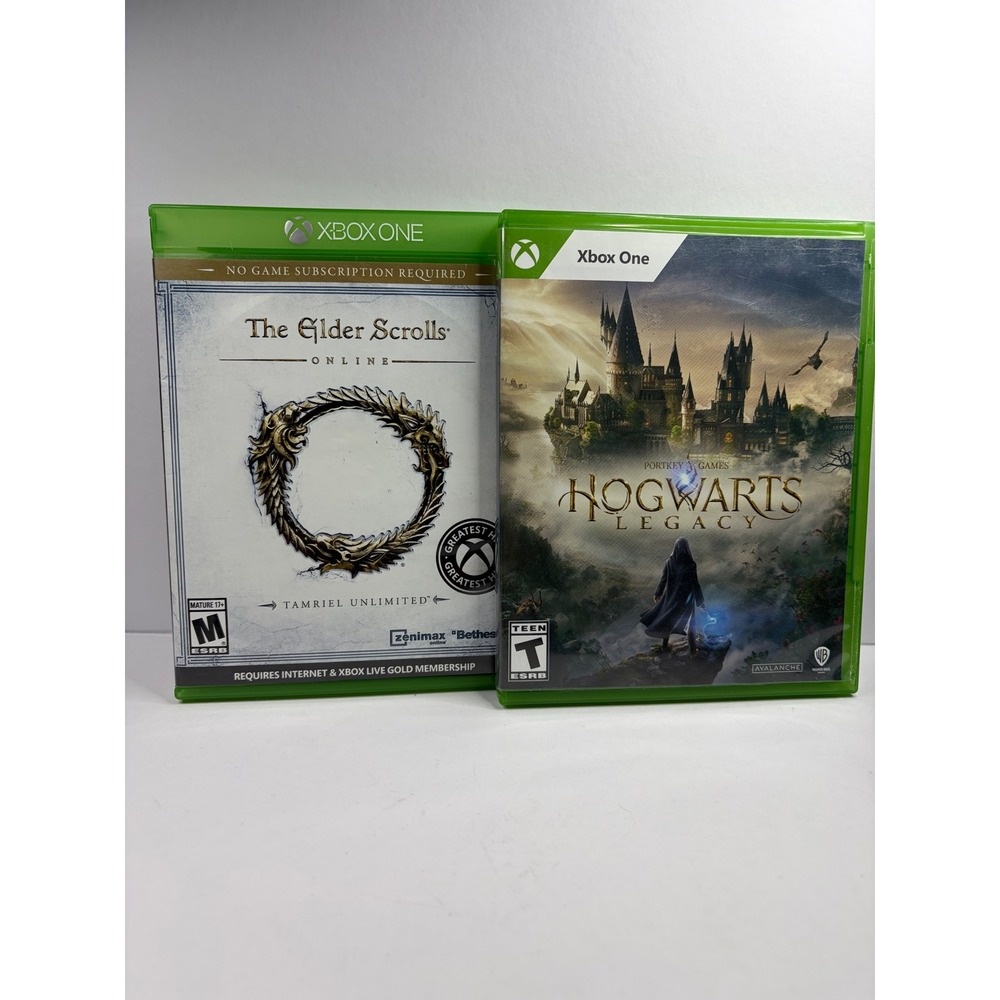 Xbox One Game Bundle Hogwarts‎ Legacy & Elder Scrolls Online Tamriel Unlimited